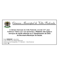 Audiência Pública - Saúde