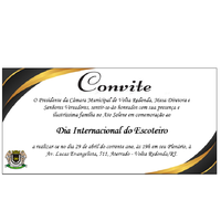 Convite - Ato Solene - Dia Internacional do Escoteiro