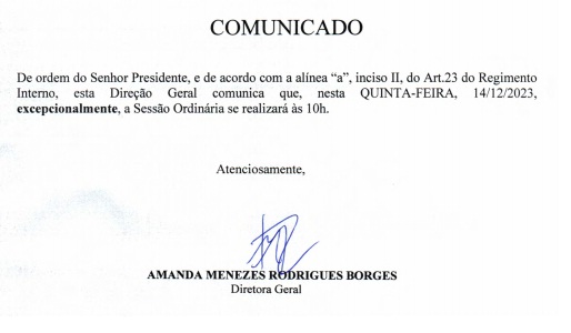 Comunicado 14-12-2023