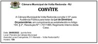 Audiência Pública - Lei de Diretrizes Orçamentárias