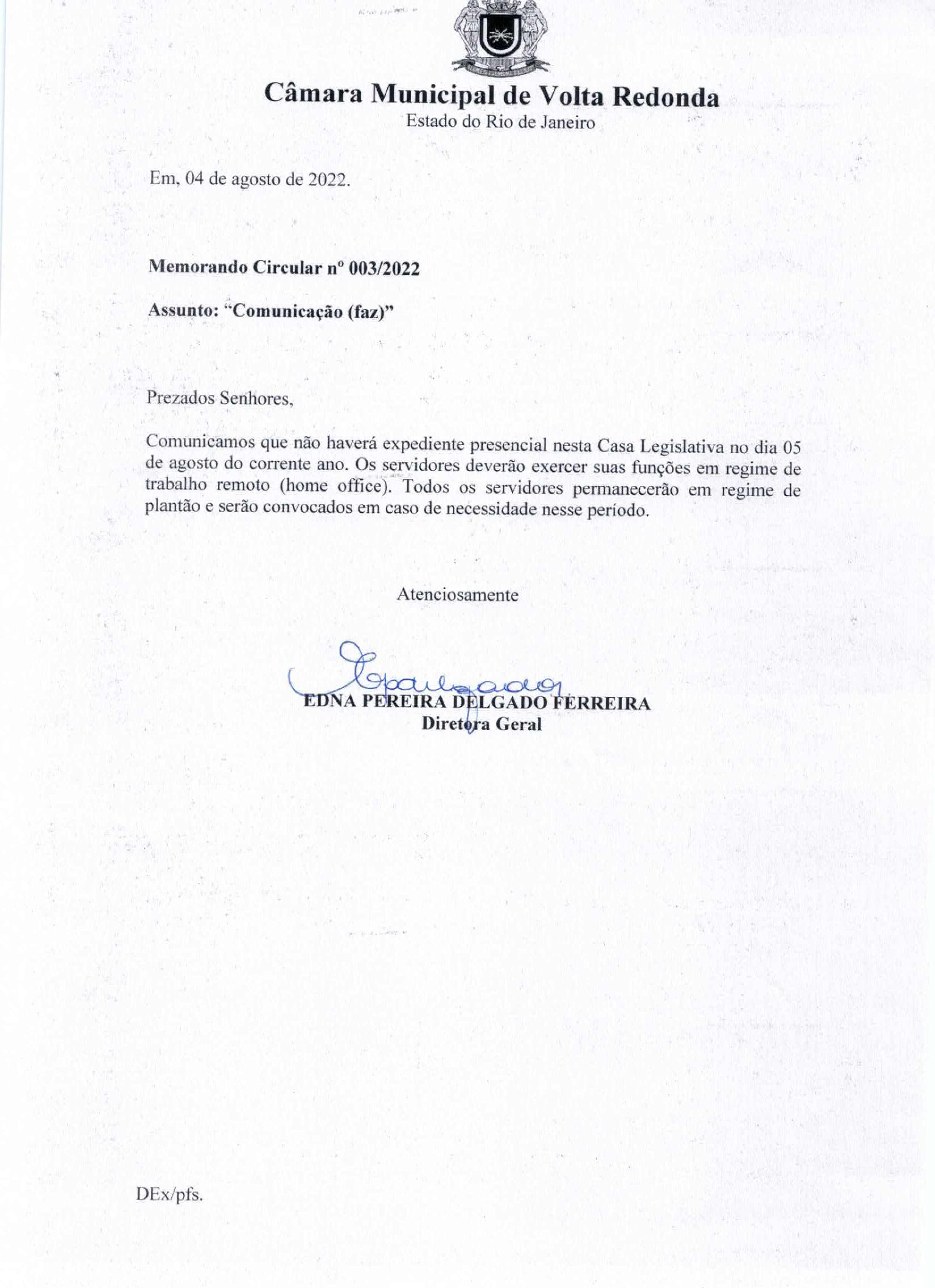 Expediente em home office.