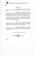 Ato nº 11.326-   Retorno de Uso de máscaras de proteção  faciais na Câmara Municipal de Volta Redonda