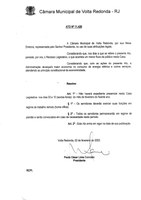 Ato Nº 11.429 - Dispõe sobre o funcionamento do Legislativo