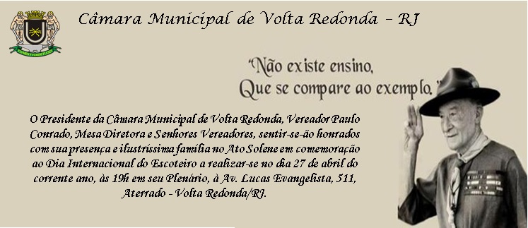  Ato Solene em comemoração ao Dia Internacional do Escoteiro