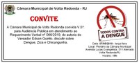 Audiência Pública "Dengue, Zica e Chicungunha"