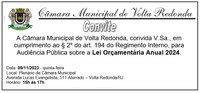 Audiência Pública - Lei Orçamentária Anual