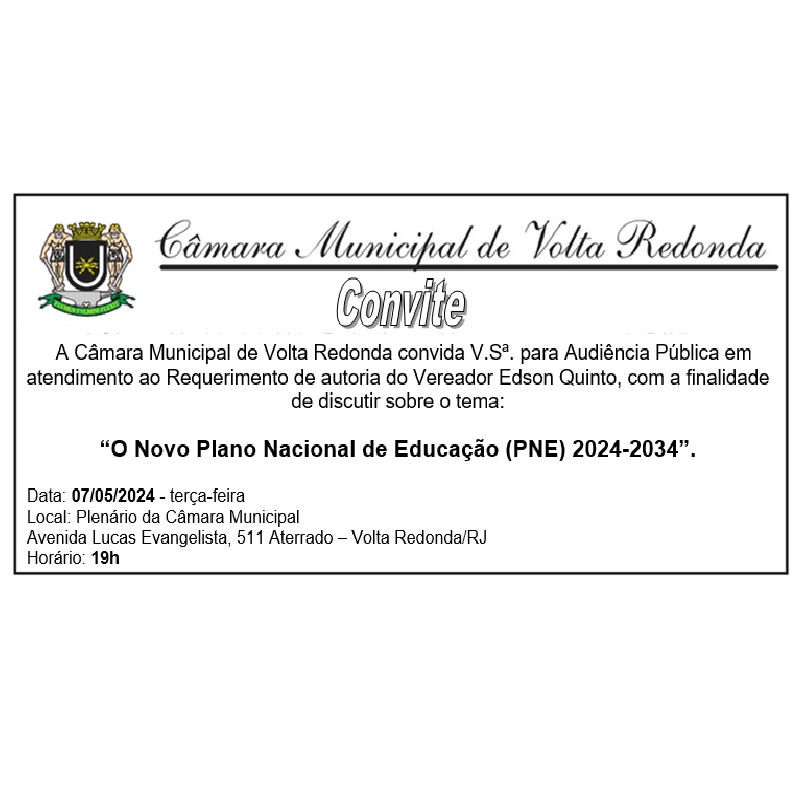 Audiência Pública - Plano Nacional de Educação