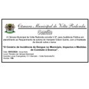 Audiência Pública Sobre Combate a Dengue