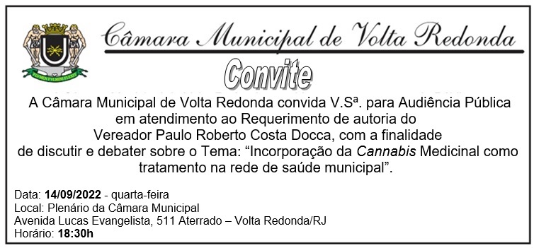 Convite - Audiência Pública 