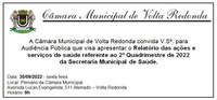 Convite - Audiência Pública - Saúde