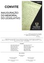 Convite - Inauguração do Memorial do Legislativo