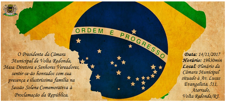 Convite Proclamação da República