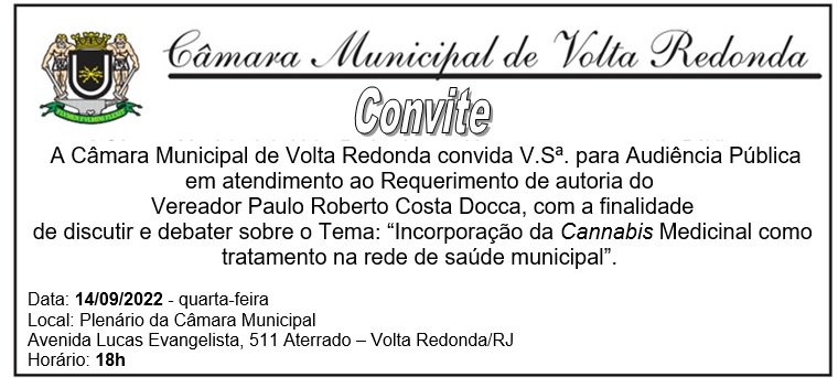 Convite - Audiência Pública 