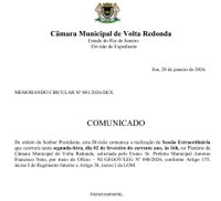 Sessão Extraordinária 02/02/2026 ás 16h