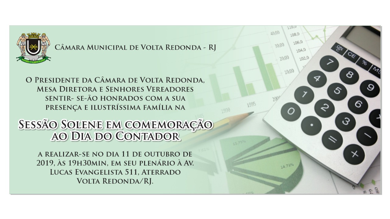 Sessão Solene-Dia do Contador. 