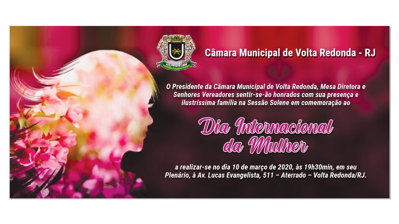 Sessão Solene - Dia Internacional da Mulher
