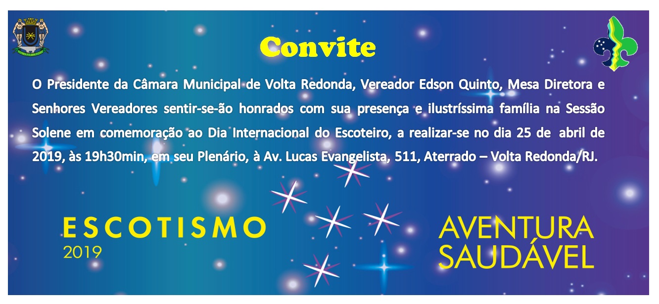 Sessão Solene - Dia Internacional do Escoteiro
