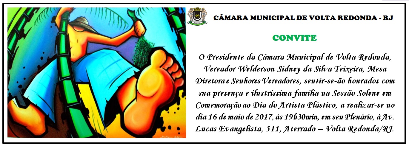 Sessão solene - Dia do Artista Plástico