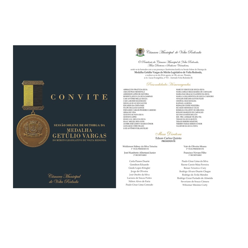 Sessão Solene - Medalha Getúlio Vargas